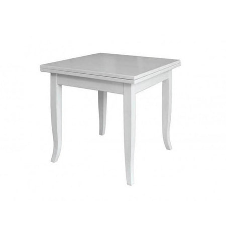 Tavolo quadrato allungabile Verona bianco 90x90