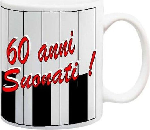 Tazza 60 Anni Suonati Tazza Ricordo In Ceramica Con Scatola idea regalo 60 anni Casa e cucina/Stoviglie/Piatti ciotole e vassoi/Tazze e piattini/Tazze e tazzine da caffè Kondorama - Martinsicuro, Commerciovirtuoso.it
