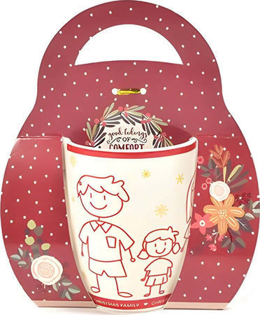 Tazza in ceramica natalizia con confezione regalo da 340 mL Ø 8,3 x 11,5 x h 10,5 cm Casa e cucina/Decorazioni per interni/Addobbi e decorazioni per ricorrenze/Decorazioni natalizie/Oggettistica MagiediNatale.it - Altamura, Commerciovirtuoso.it