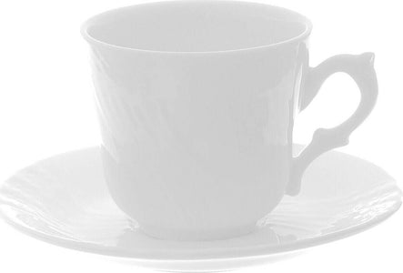 TAZZA TÈ CON PIATTINO BIANCO 21 CL Casa e cucina/Stoviglie/Piatti ciotole e vassoi/Tazze e piattini/Tazze da tè Scontolo.net - Potenza, Commerciovirtuoso.it