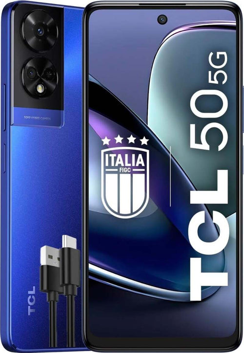 Tcl-50-4+128gb-6.6-5g-Dark-Blue-Ita