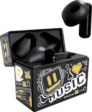 Techmade-Earbuds-Tm-xm191-bkbl-Con-Pattern-Giallo