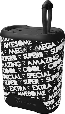 Techmade-Speaker-Portatile-Pattern-Black