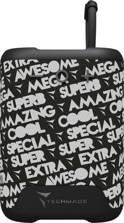 Techmade-Speaker-Portatile-Pattern-Black