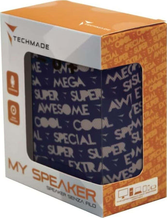 Techmade-Speaker-Portatile-Pattern-Blue