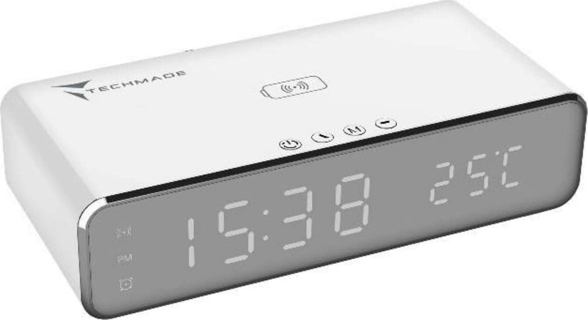 Techmade-Sveglia-Con-Ricarica-Wireless-Smartphone-15w-bianca