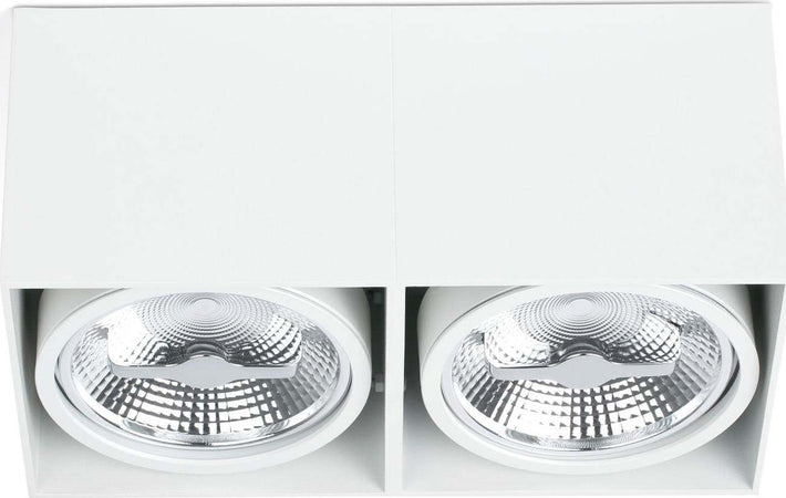 TECTO 2L AR111 Lampada plafoniera bianca Illuminazione/Illuminazione per interni/Lampadari lampade a sospensione e plafoniere/Plafoniere Led Mall Home - Napoli, Commerciovirtuoso.it