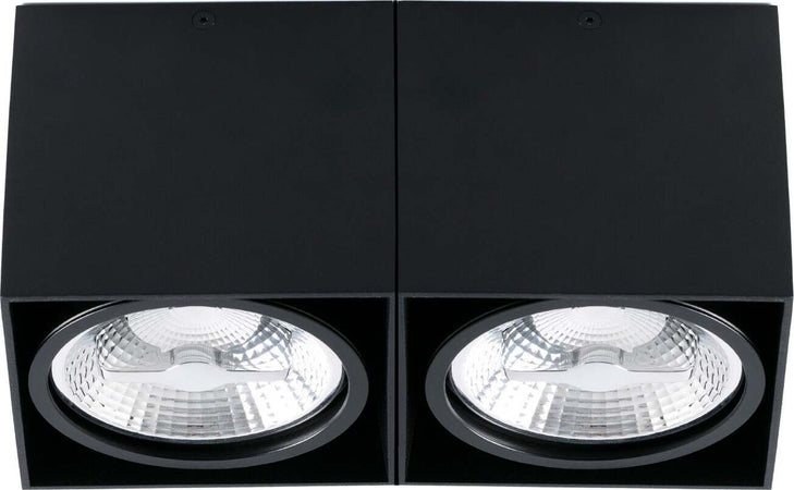 TECTO 2L AR111 Lampada plafoniera nera Illuminazione/Illuminazione per interni/Lampadari lampade a sospensione e plafoniere/Plafoniere Led Mall Home - Napoli, Commerciovirtuoso.it