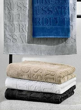 Tel-obagno-trussardi-overlogo-home-linen-in-pura-spugna-di-cotone-idrofilo-cimato-cm-95x-150-linea-home-lusso-trussardi-Trussardi-Home