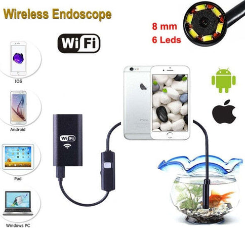 Telecamera-Endoscopica-Per-Ispezione-Wifi-Per-Smartphone-6-Led-Mt-Ip67