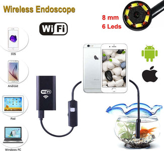 TELECAMERA ENDOSCOPICA PER ISPEZIONE WIFI PER SMARTPHONE 6 LED MT IP67 Auto e Moto/Attrezzi per veicoli/Attrezzi per diagnostica test e misurazione/Telecamere di ispezione Trade Shop italia - Napoli, Commerciovirtuoso.it