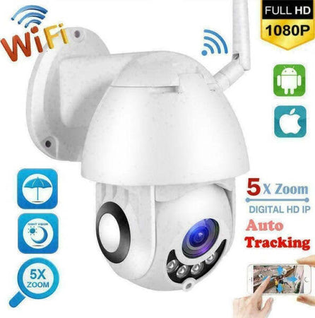 Telecamera Ip Camera Infrarossi Zoom Ptz Hd Wireless Wifi Motorizzata Esterno Fai da te/Sicurezza e protezione/Sistemi di sicurezza domestica/Kit video per la sicurezza domestica/Videocamere di sorveglianza/Dom camera Trade Shop italia - Napoli, Commerciovirtuoso.it