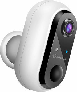 Telecamera-WIFI-Esterno/Interno-Batteria,-ANTELA-1080P-Senza-Fili-Ricaricabile