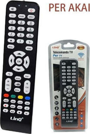 Telecomando-Sostitutivo-Compatibile-Tv-Akai-Led-Lcd-Hdtv-3dtv-Universale-Ak-5728