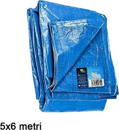Telo-Copri-Auto-Moto-Copritutto-5x6mt-In-Polietilene-Colore-Blu-Impermeabile