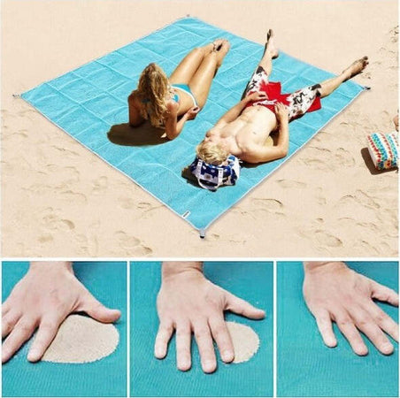 Telo-Mare-Anti-Sabbia-Sand-Free-Mat-Rimuovi-Sabbia-Telo-Utile-Pic-nic-Campeggio