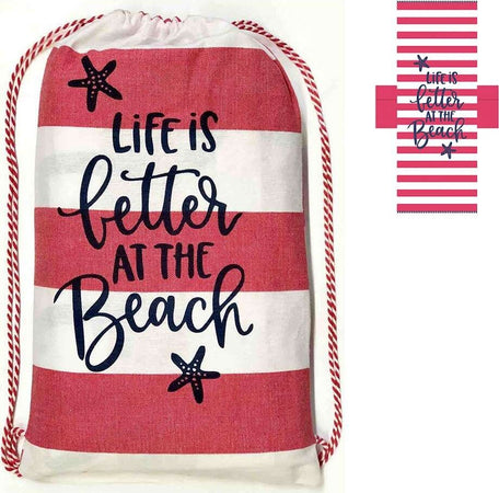TELO-MARE-FOUTA-PER-LETTINO-COTONE-75X195-RIGATO-PON-PON-E-TASCHE-LATERALI