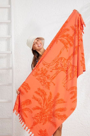 Telo mare spugna velour rasato 90×170 cm – Noi di notte 0443