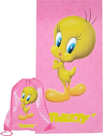 Telo-Mare-Tweety-Looney-Tunes-con-Sacca