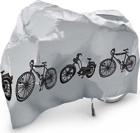Telo-Protettivo-Biciclette-Bici-Moto-Scooter-Impermeabile-185x97-Grigio-Lavabile