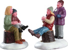 Tempo con la mamma, personaggi per villaggio di Natale in Poliresina Casa e cucina/Decorazioni per interni/Addobbi e decorazioni per ricorrenze/Decorazioni natalizie/Oggettistica MagiediNatale.it - Altamura, Commerciovirtuoso.it