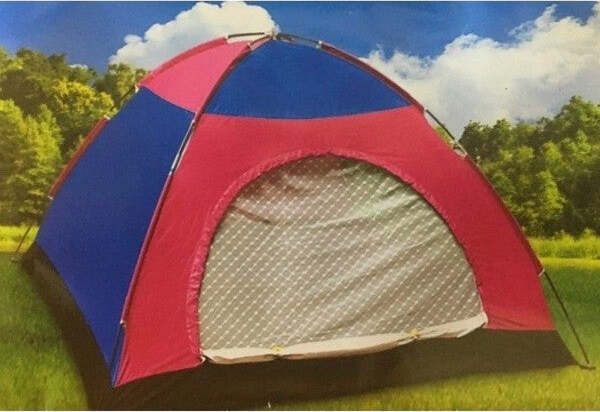Tenda-Canadese-4-Persone-Campeggio-Igloo-Camping-Zanzariera-Sacca-Trasporto-Gite