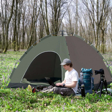 Tenda-da-Campeggio-2-Posti-con-Borsa-da-Trasporto,-Ganci-per-Lampade-e-Tasche-Portaoggetti,-210x210x135-cm-TK9A20-264V01MXTK9