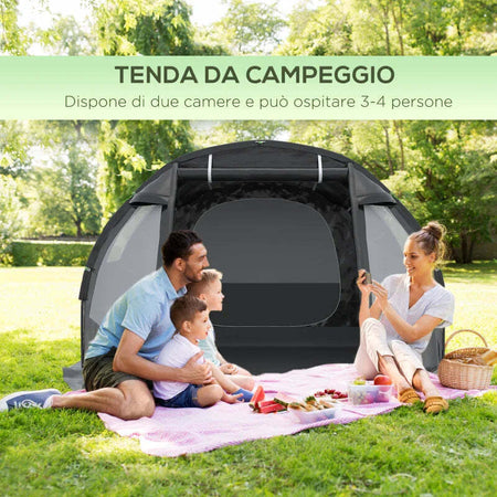 Tenda-da-Campeggio-3-Posti-con-2-Stanze-Interne-con-Finestre-e-Coperture,-475x264x172-cm,-Nero-EJ8A20-285V00BKEJ8