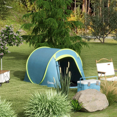 Tenda-da-Campeggio-Pop-Up-Impermeabile-con-Accessori-e-Borsa-di-Trasporto,-245x148x105-cm,-Blu-RK5A20-404V00NURK5