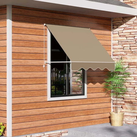 Tenda-da-Sole-Avvolgibile-a-Parete-a-Caduta,-Beige,-180x70cm-WR401-0151WR4