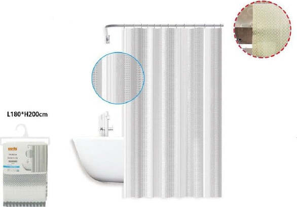 Tenda-Doccia-Antimuffa-Impermeabile-180-X-200-Cm-Con-Anelli-Bagno-Righe-59811
