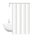 Tenda Doccia Antimuffa Impermeabile Poliestere 180x200 Cm Ganci Bagno Bianca 79856