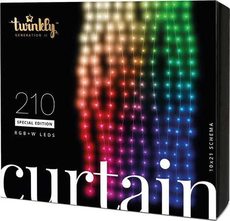 Tenda luminosa a Led Stalattite Twinkly RGB e Bianco caldo, 1 x h 2,1 metri Casa e cucina/Decorazioni per interni/Addobbi e decorazioni per ricorrenze/Decorazioni natalizie/Luci natalizie/Catene luminose per interni MagiediNatale.it - Altamura, Commerciovirtuoso.it