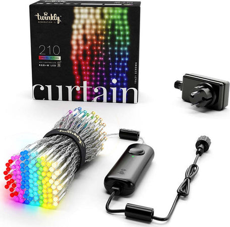 Tenda luminosa a Led Stalattite Twinkly RGB e Bianco caldo, 1 x h 2,1 metri Casa e cucina/Decorazioni per interni/Addobbi e decorazioni per ricorrenze/Decorazioni natalizie/Luci natalizie/Catene luminose per interni MagiediNatale.it - Altamura, Commerciovirtuoso.it