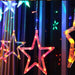 Tenda-Luminosa-Natalizia-140led-Con-Stelle-Colorate-Rgb-2mt-Esterno-Prolungabile
