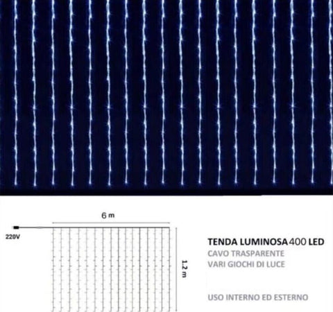 Tenda-Luminosa-Natalizia-luce-decorazione-6m-x-1.2m-400led-PROLUNGABILE-esterno/interno-220v