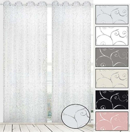 Tenda-Melita-Pannello-Singolo-8-Borchie-Porta-Finestra-Cucina-Bastone-140x280-Cm