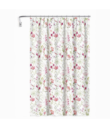 Tenda Per Doccia Antimuffa Impermeabile 180x200cm Con 12 Anelli Bagno Fiori 69916