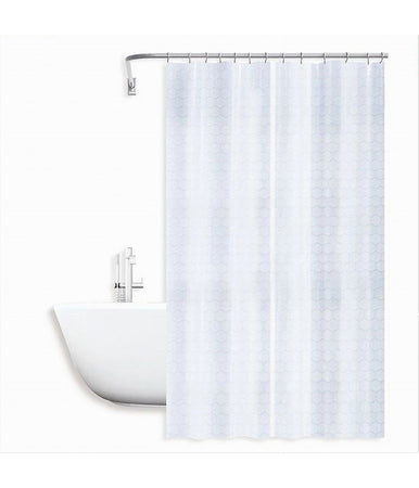 Tenda Per Doccia Vasca Da Bagno Effetto 3d A Nido D'ape 240x200cm 12 Ganci 87602