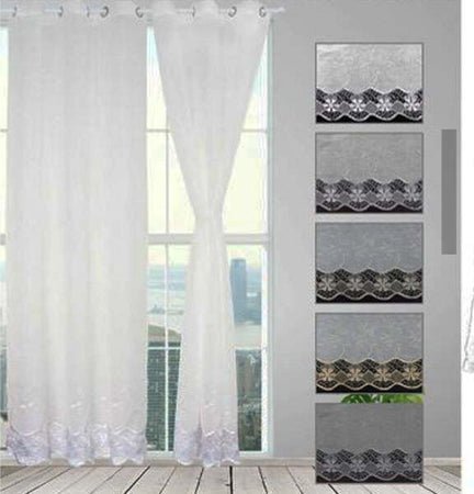 Tenda-Tiziana-Pannello-Singolo-6-Borchie-Porta-Finestra-Cucina-Bastone-140x280cm