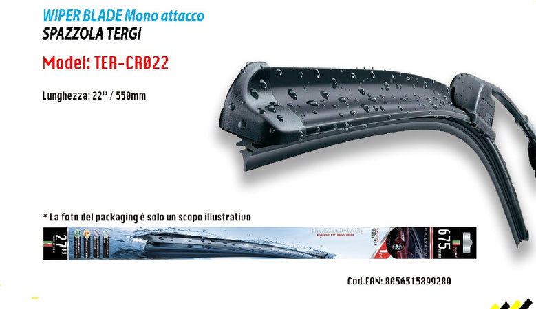 Tergicristallo Morbido Spazzola Auto Maxtech Ricambio Da 22? Ter-cr022 Auto e Moto/Parti per auto/Tergicristalli e parti/Spazzole di ricambio Trade Shop italia - Napoli, Commerciovirtuoso.it