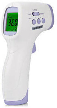 termometro digitale a distanza per oggetti o persone -febbre infrarossi Termoscanner professionale per febbre Misuratore temperatura corporea laser Termometro digitale a distanza 3-5CM Memorizza letture per adulti neonati bambini