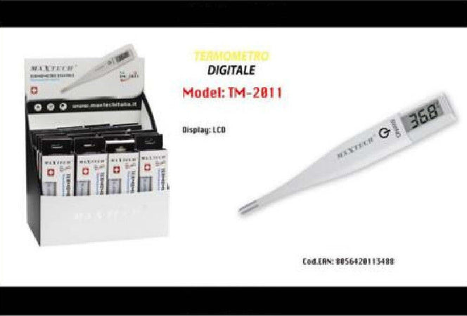 Termometro Digitale Display Lcd Temperatura Veloce Bambino Adulto Tm-2011 Maxtech Giocattoli e infanzia > Prima Infanzia e Premaman > Termometri Trade Shop italia - Napoli, Commerciovirtuoso.it