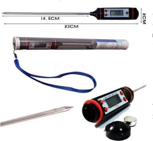 Termometro Digitale Per Alimenti Cibo Liquidi Latte Jr-1 Con Custodia Casa e cucina/Utensili da cucina/Termometri da cucina/Termometri da carne Trade Shop italia - Napoli, Commerciovirtuoso.it