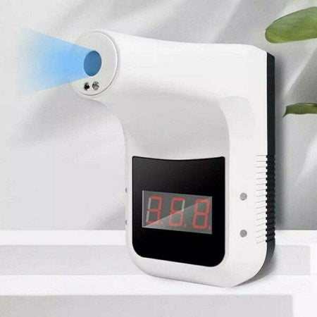 Termoscanner-Ir-Infrarossi-Termometro-Digitale-Autonomo-Da-Parete-Muro-Febbre