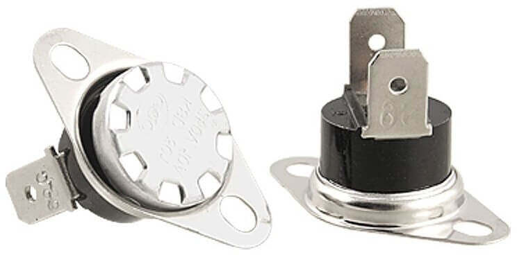 Termostato Bimetallico Nc 120°C Con Flangia Stufe a Pellet 14704008