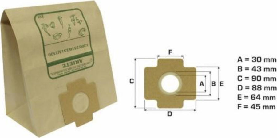 TERMOZETA SACCHETTI ASPIRAPOLVERE CLASS1100 - CLASS1300 - 5 PEZZI- ns 116 Casa e cucina/Aspirapolvere e pulizia di pavimenti e finestre/Accessori per aspirapolvere/Sacchetti per aspirapolvere/Sacchetti per aspirapolvere verticale Rossi Ricambi - Venetico Marina, Commerciovirtuoso.it