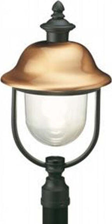 Testa-Palo-A-1-Luce-E27Rustica-In-Alluminio-Grigio-Rame-E-Termoplastica-Rustica