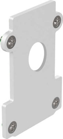Testata-A-Incasso-Con-Foro-Ego-Alluminio-Bianco