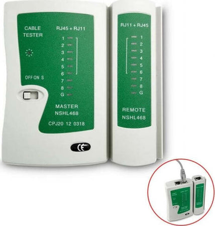 Tester Di Rete Cavi Lan Con Led Ethernet Telefonico Rj45 Rj11 Sy - 468 Elettronica/Informatica/Accessori/Cavi e accessori/Cavi/Cavi Ethernet Trade Shop italia - Napoli, Commerciovirtuoso.it